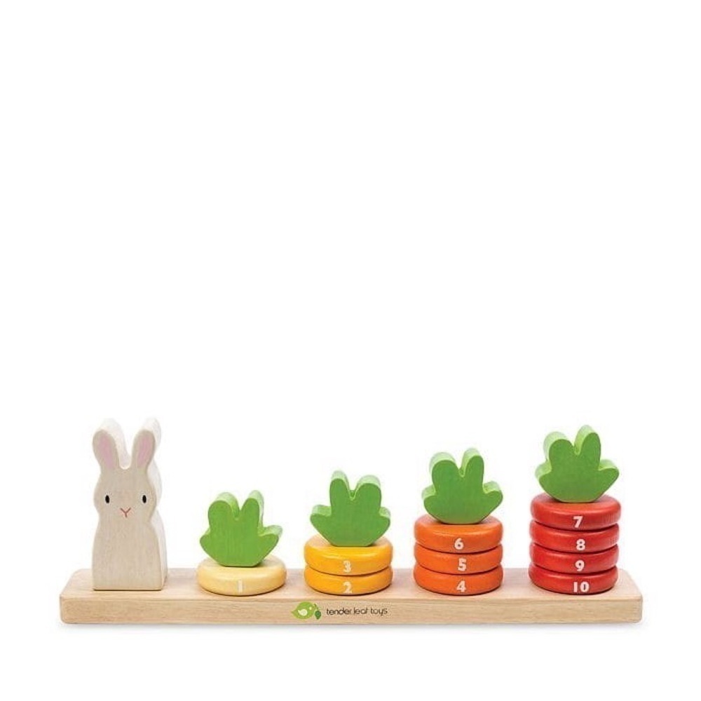 Tender Leaf Toys - Counting Carrots - Picture 3 of 16